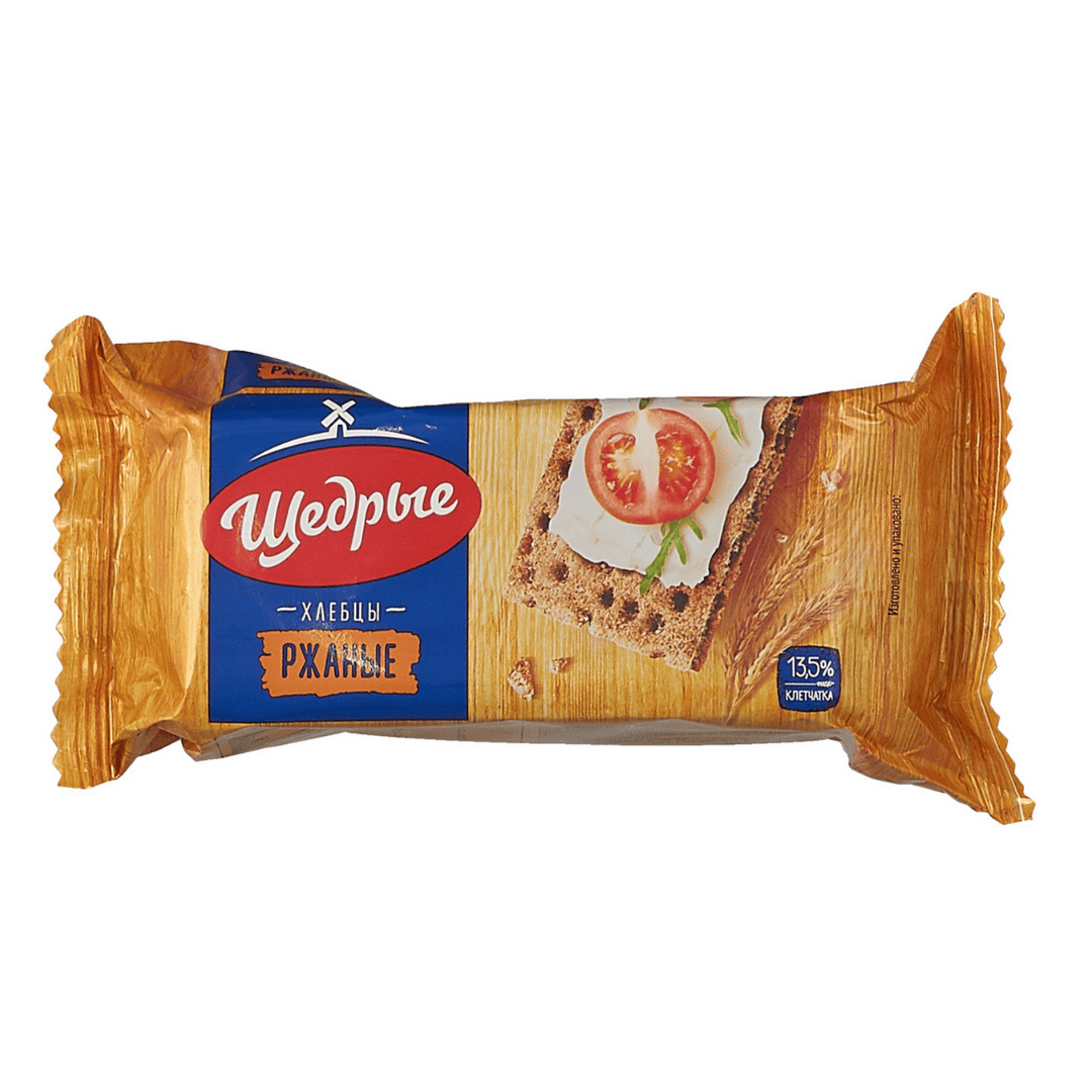 Хлебцы ржаные Щедрые, 100 гр / Здоровое питание