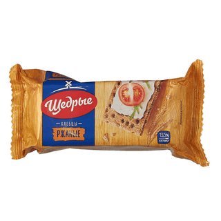 Хлебцы ржаные Щедрые, 100 гр / Здоровое питание