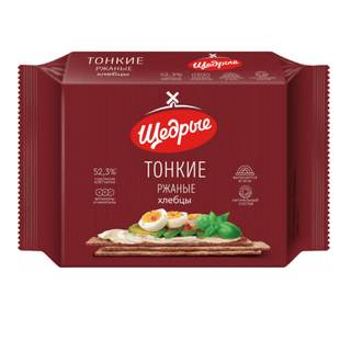 Хлебцы ржаные Щедрые, 170 гр / Здоровое питание