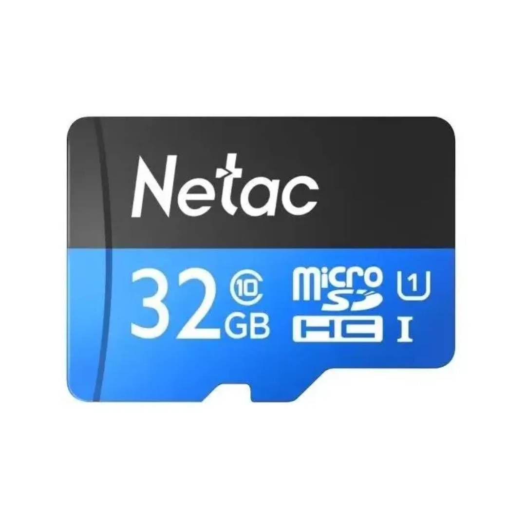 Карта памяти 32 Gb, Netac P500 NT02P500STN-032G-S, 10 класс скорости / Карты памяти