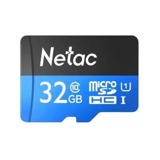 Карта памяти 32 Gb, Netac P500 NT02P500STN-032G-S, 10 класс скорости / Карты памяти