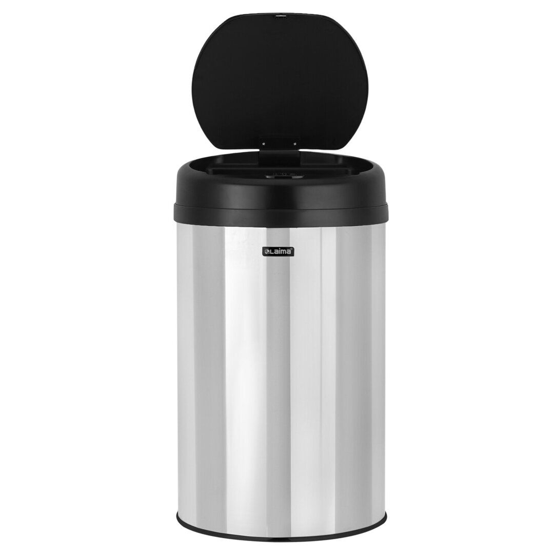 Ведро для мусора Laima, 30 л, сенсорное, круглое, нержавеющая сталь / Контейнеры и ведра для мусора №2 oe.kz Ведро для мусора Laima, 30 л, сенсорное, круглое, нержавеющая сталь / Контейнеры и ведра для мусора №2
