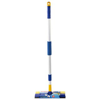 Стекломойка Laima с телескопической ручкой 76-125 см, рабочая часть 25 см / Инвентарь для мытья окон oe.kz Стекломойка Laima с телескопической ручкой 76-125 см, рабочая часть 25 см / Инвентарь для мытья окон