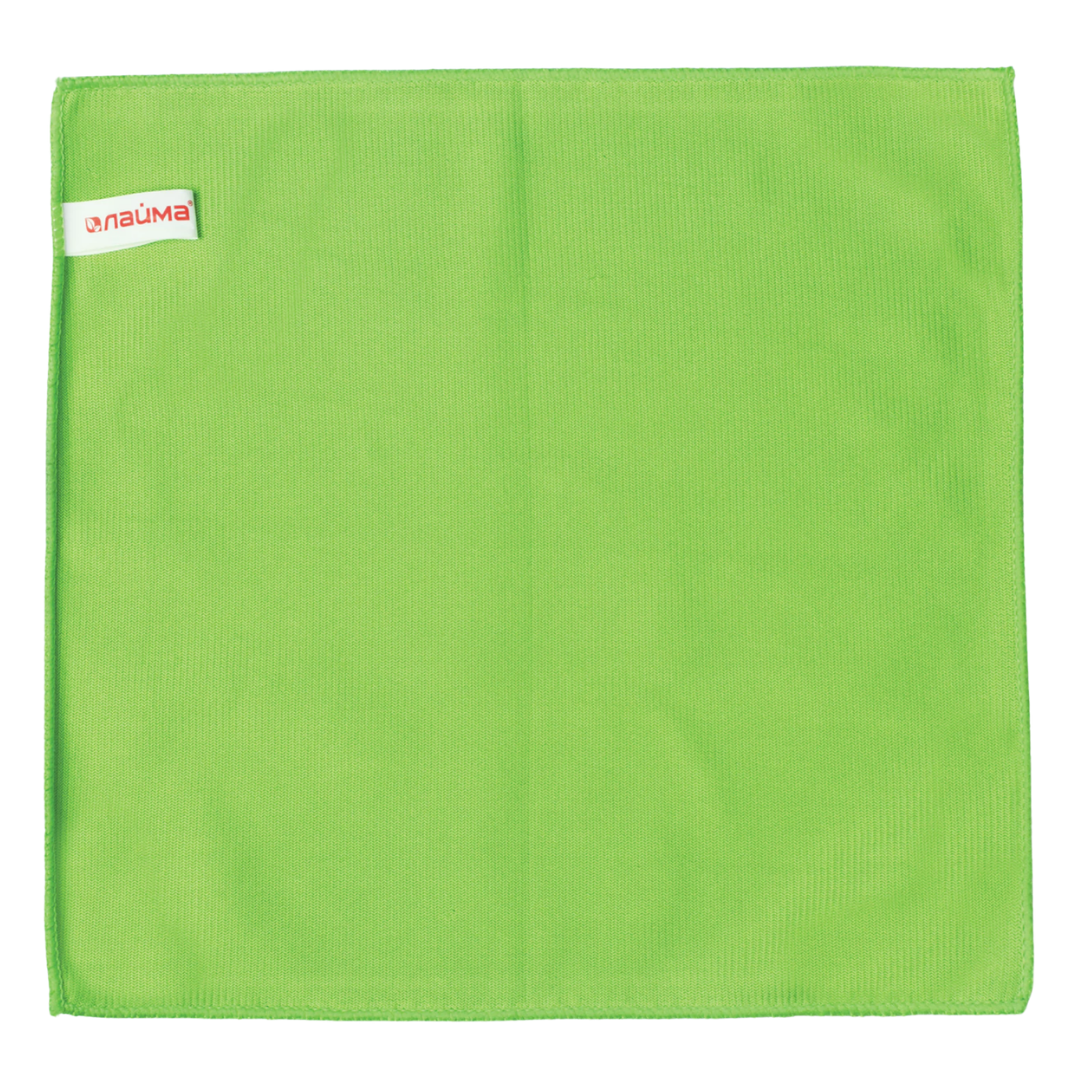 Салфетка из микрофибры Laima, для стекол и зеркал, размер 30*30 см, зеленая / Салфетки хозяйственные №2