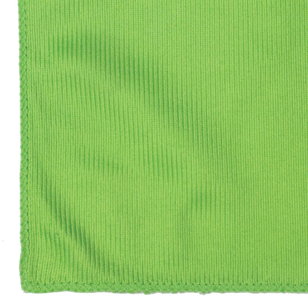 Салфетка из микрофибры Laima, для стекол и зеркал, размер 30*30 см, зеленая / Салфетки хозяйственные №4