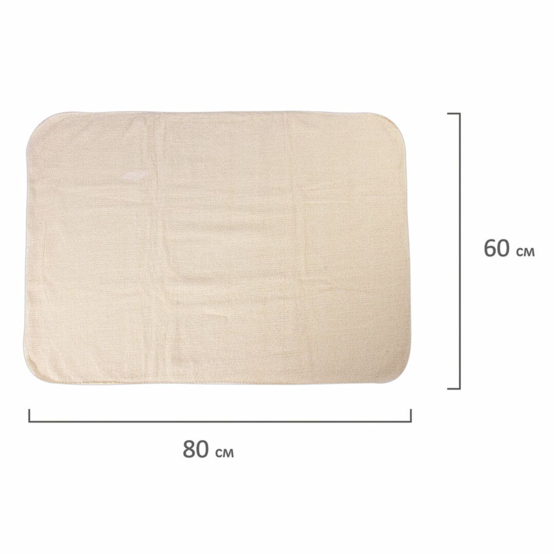 Салфетка для пола Laima, хлопок, размер 60*80 см, белая / Тряпки для пола №2 oe.kz Салфетка для пола Laima, хлопок, размер 60*80 см, белая / Тряпки для пола №2