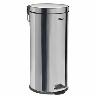 Ведро для мусора Laima "Classic", 30 л, с педалью, нержавеющая сталь / Контейнеры и ведра для мусора