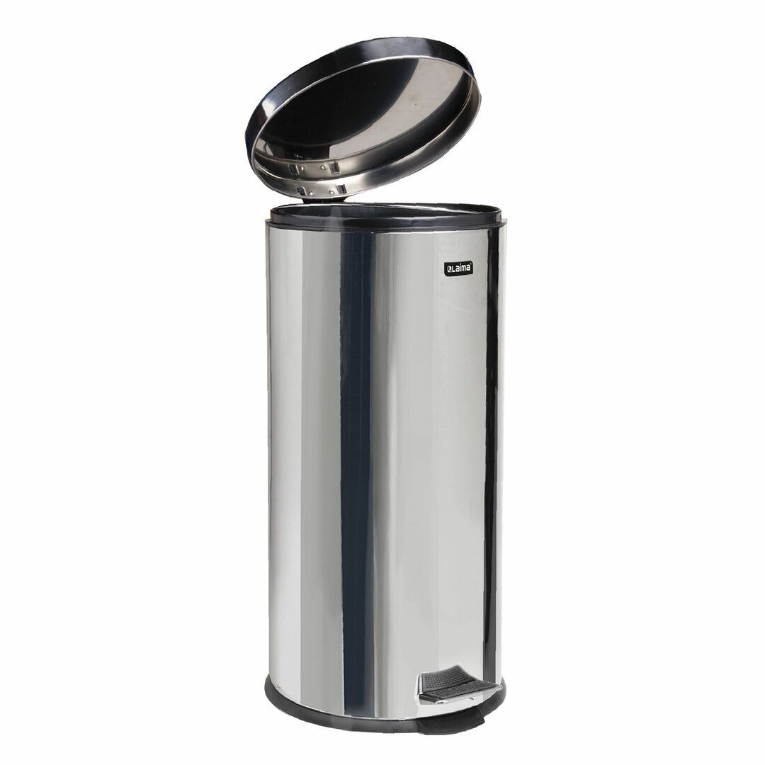 Ведро для мусора Laima "Classic", 30 л, с педалью, нержавеющая сталь / Контейнеры и ведра для мусора №3