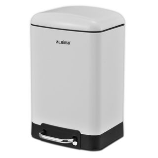 Қоқысқа арналған шелек-контейнер Laima, 20 л, басқышпен, дөңгелек, металл, қара / Қоқыс контейнерлері мен шелектері oe.kz Қоқысқа арналған шелек-контейнер Laima, 20 л, басқышпен, дөңгелек, металл, қара / Қоқыс контейнерлері мен шелектері