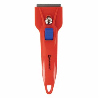 Скребок для любых поверхностей Brauberg "Classic", фиксатор / Инвентарь для мытья окон oe.kz Скребок для любых поверхностей Brauberg "Classic", фиксатор / Инвентарь для мытья окон