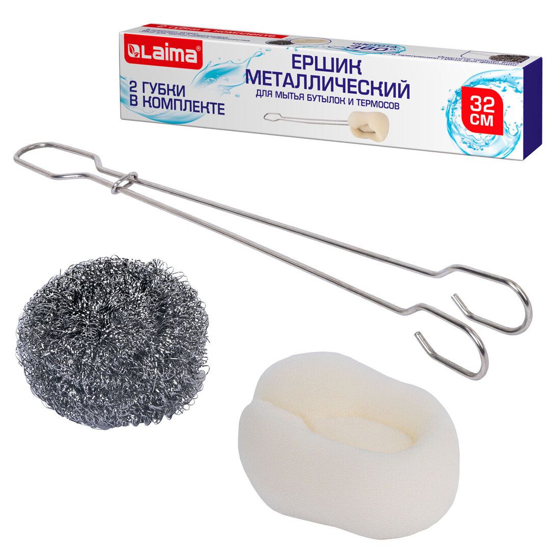 Бөтелке жууға арналған ершик York, 0,5 л үшін / Тұрмыстық губкалар №2