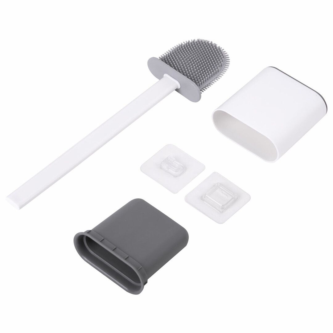 Ершик для туалета Laima "Flat Type", с подставкой, пластик, белый / Веники, щетки, совки №3 oe.kz Ершик для туалета Laima "Flat Type", с подставкой, пластик, белый / Веники, щетки, совки №3