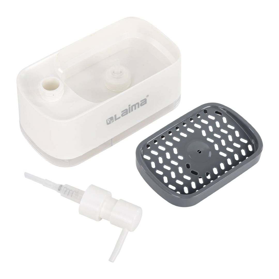 Диспенсер для жидкого мыла Laima "Duet", пластик, 800 мл, белый / Диспенсеры для жидкого мыла №4 oe.kz Диспенсер для жидкого мыла Laima "Duet", пластик, 800 мл, белый / Диспенсеры для жидкого мыла №4