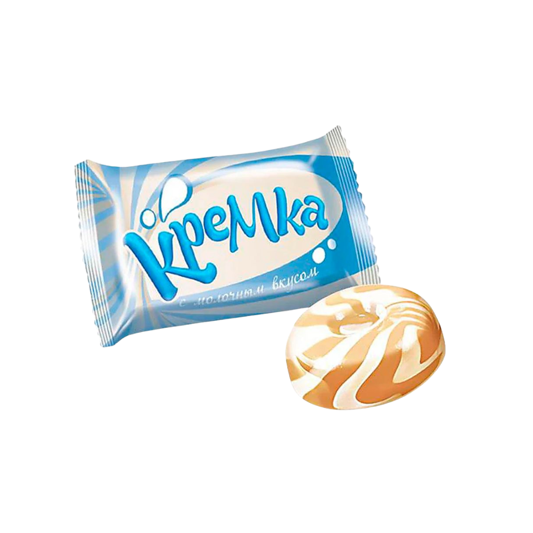 Карамель Кремка, с молочным вкусом, 1 кг / Карамель и мармелад