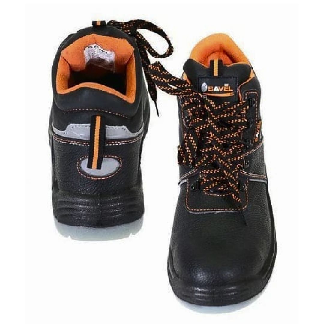 Ботинки демисезонные "Бакат", натуральная кожа, черный / Рабочая обувь №2