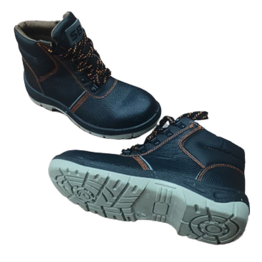 Ботинки демисезонные "Бакат", натуральная кожа, черный / Рабочая обувь №3