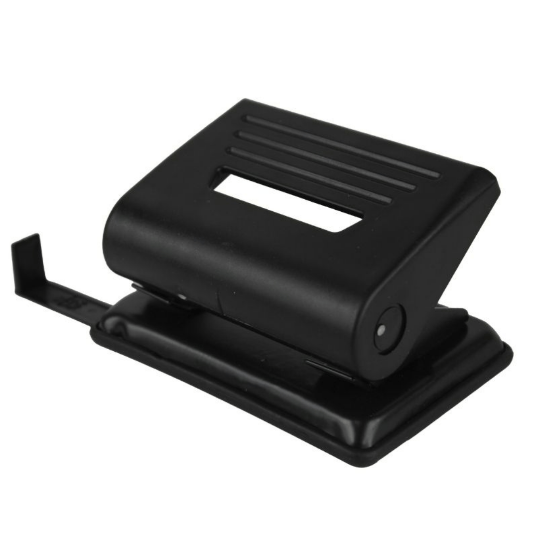 10 параққа дейінгі тескіш OfficeSpace, пластик, қара / 10 параққа дейінгі тескіштер №3