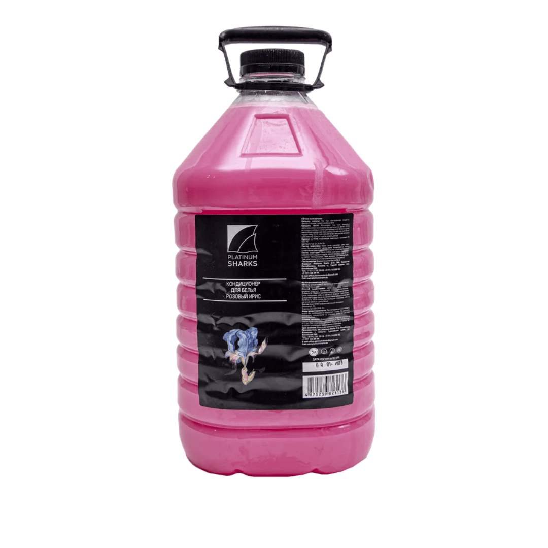 Кондиционер для белья Platinum Sharks "White sharks. Ирис", 5000 мл, ПЭТ / Кондиционеры для белья