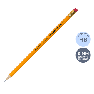 Қара графитті қарындаш Brauberg "Pastel" HB, пластик, үшкірленген, өшіргішпен, ассорти / Қара графитті қарындаштар