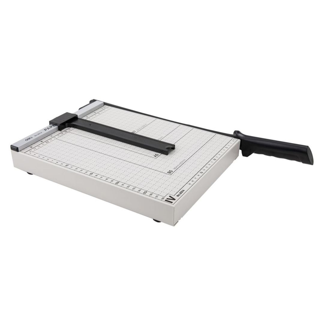 Резак для бумаги Deli, А4 формат, 12 листов, сабельный / Резаки