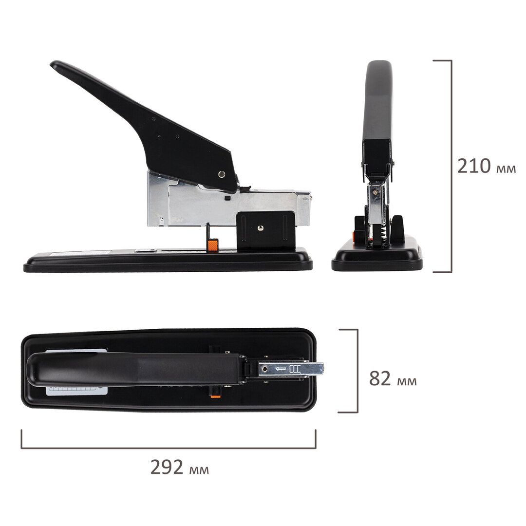 30 параққа дейін қапсырмалағыш степлер, Brauberg "Standard+", №24/6, 26/6, пластик, көк / Степлерлер №4 oe.kz 30 параққа дейін қапсырмалағыш степлер, Brauberg "Standard+", №24/6, 26/6, пластик, көк / Степлерлер №4