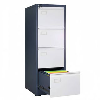 Картотечный шкаф Atlantis "FP-4", 4 ящика, 460*620*1320 мм, для папок формата А4 / Файл-кабинеты