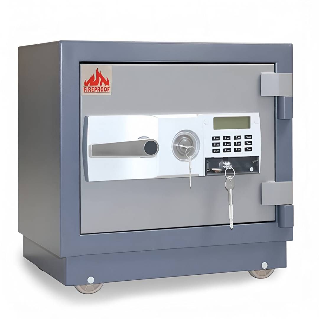 Сейф огнестойкий Atlantis "SF50 EL", электронный код+ключ, 430*450*400 мм, 71 кг / Сейфы