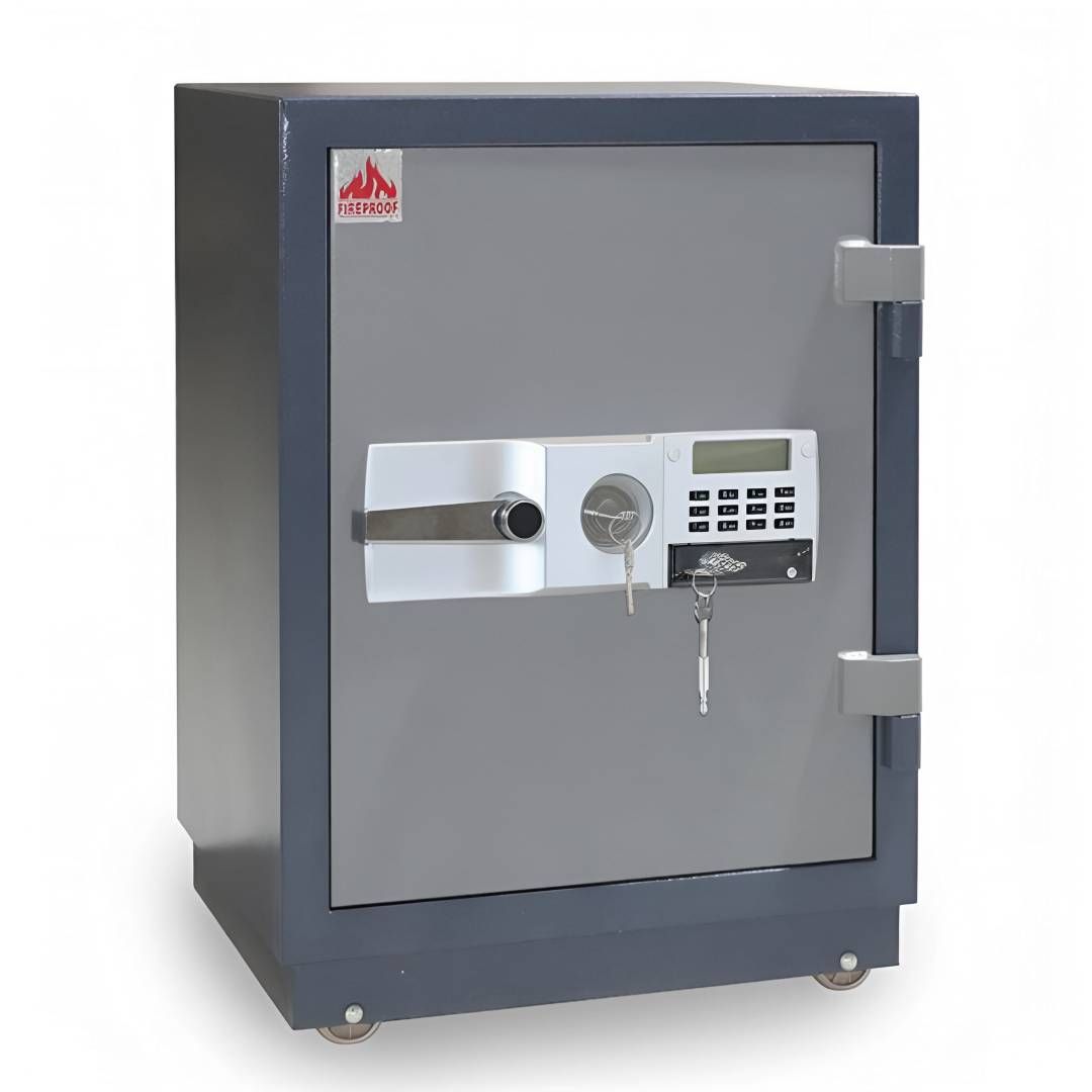 Сейф огнестойкий Atlantis "SF60 EL", электронный код+ключ, 670*500*470 мм, 128 кг / Сейфы