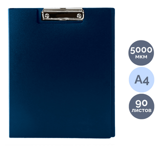 Папка-планшет Staff, А4, үстіңгі қысқышпен және қақпақпен, көк / Планшет папкалар