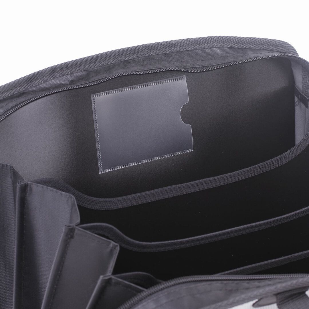 Папка-портфель Brauberg, А4+ формата, 4 отделения, серая / Портфели с отделениями №3