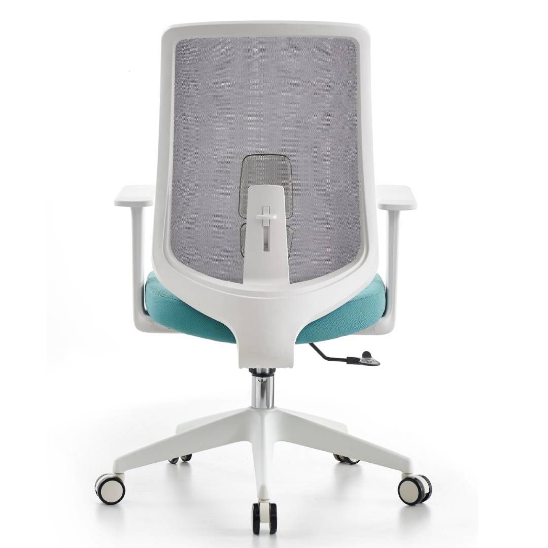 Кресло для руководителя Volson Caspian "M62B-W", ткань, сетка, серый/голубой / Кресла для руководителей №3