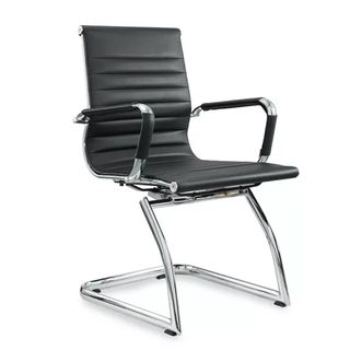 Кресло Volson Lines D "P905W-L", экокожа, черный / Стулья