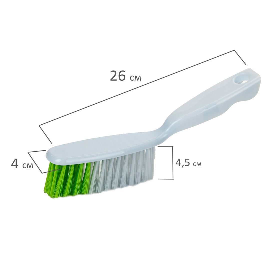 Щеткасы бар қалақ Любаша, пластик, ақ/жасыл / Сыпырғыштар, қылшақтар, қалақтар №2