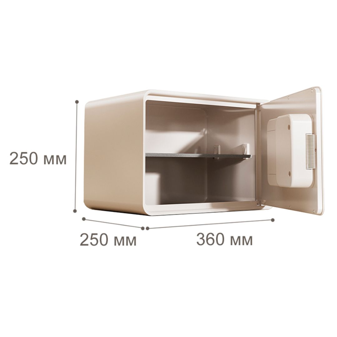 Сейф LockSworth "VS4529WH", биометрический + электронный код + ключ, 250*360*250 мм, 6 кг, белый / Сейфы №8 oe.kz Сейф LockSworth "VS4529WH", биометрический + электронный код + ключ, 250*360*250 мм, 6 кг, белый / Сейфы №8
