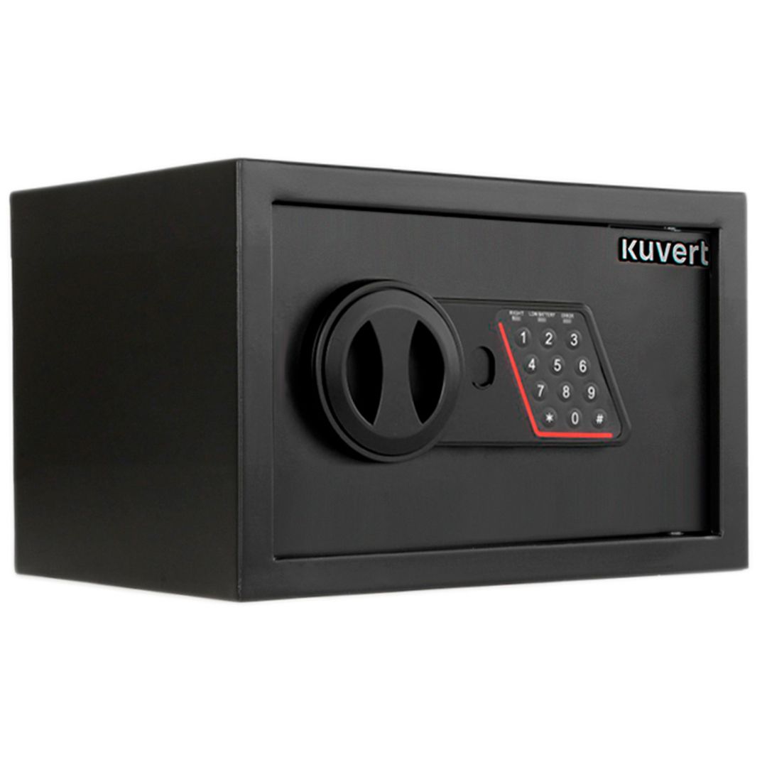 Сейф Kuvert "20ELB", электронный код + ключ, 310*200*200 мм, 4 кг, черный / Сейфы oe.kz Сейф Kuvert "20ELB", электронный код + ключ, 310*200*200 мм, 4 кг, черный / Сейфы