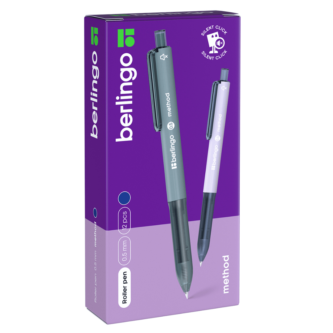 Роллерлі қалам Berlingo "Swift", 0,5 мм, көк сиялы / Роллерлі қаламдар №3