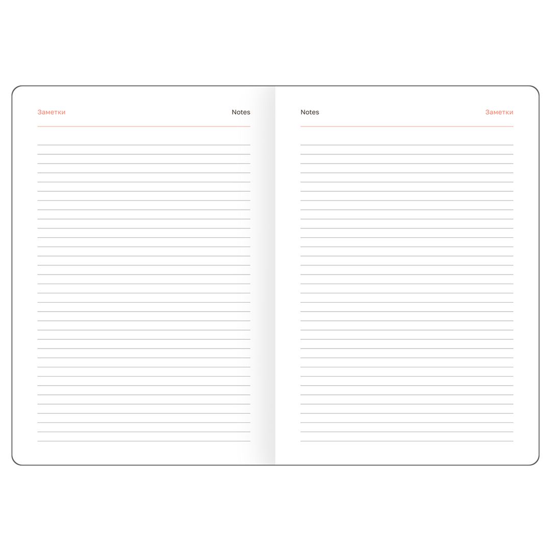 Ежедневник недатированный BG "Nebraska. Blue", A5, 136 л, кожзам, синий / Ежедневники недатированные №7