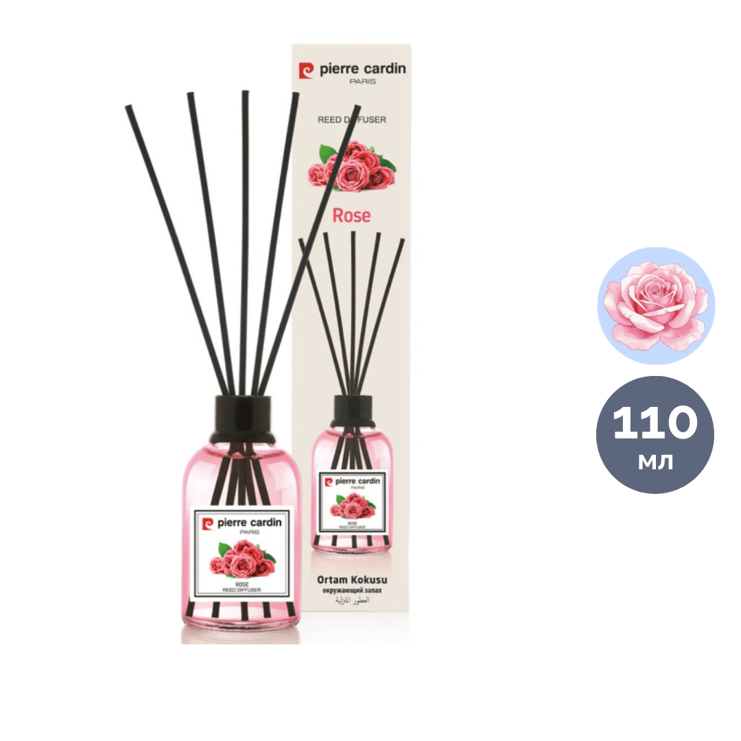 Аромадиффузор Pierre Cardin "Роза", 110 мл / Аромадиффузоры