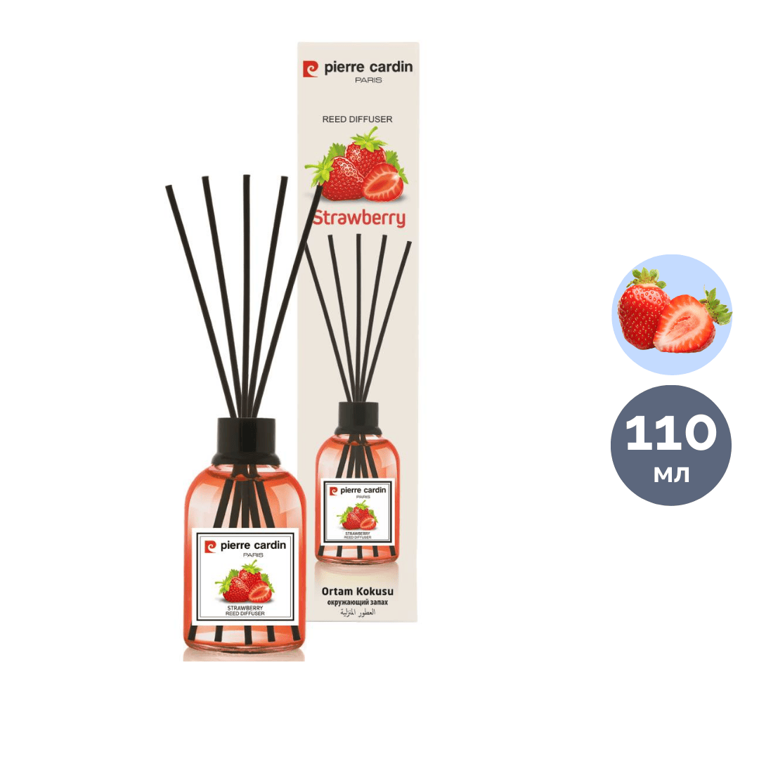 Аромадиффузор Pierre Cardin "Клубника", 110 мл / Аромадиффузоры