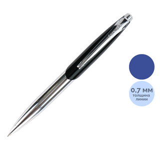 Шарлы қалам Luxor "Lancia", 0,7 мм, корпусы қара, көк / Премиум класты қаламдар oe.kz Шарлы қалам Luxor "Lancia", 0,7 мм, корпусы қара, көк / Премиум класты қаламдар