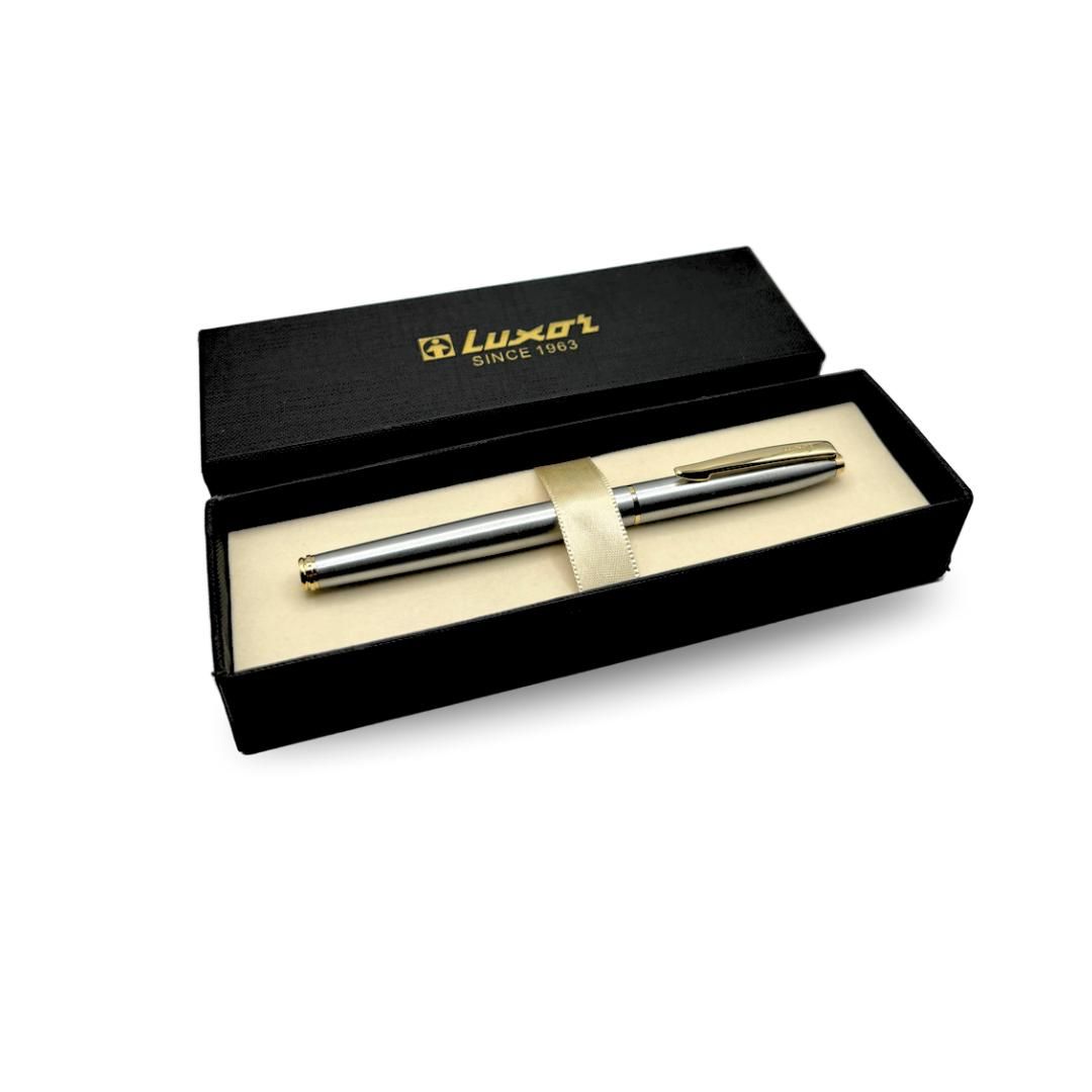 Ручка перьевая Luxor "Jotter", 0,6-0,8 мм, корпус серебристый, синяя / Ручки премиум-класса №4 oe.kz Ручка перьевая Luxor "Jotter", 0,6-0,8 мм, корпус серебристый, синяя / Ручки премиум-класса №4