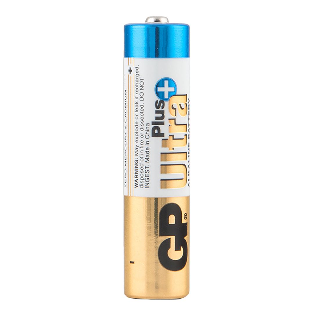 Батарейки GP Ultra Plus мизинчиковые AAA LR03 24AUP, 1.5V, алкалиновые, 4 шт./уп, цена за упаковку / Батарейки №3