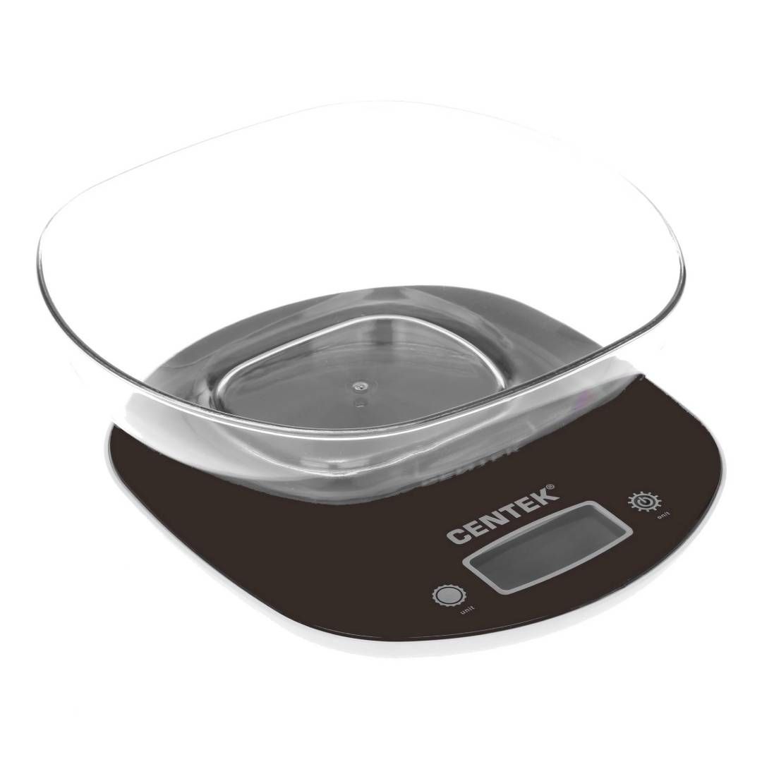 Весы кухонные Centek CT-2456, электронные, пластик, до 7 кг, коричневые / Оборудование для кухни	 №3