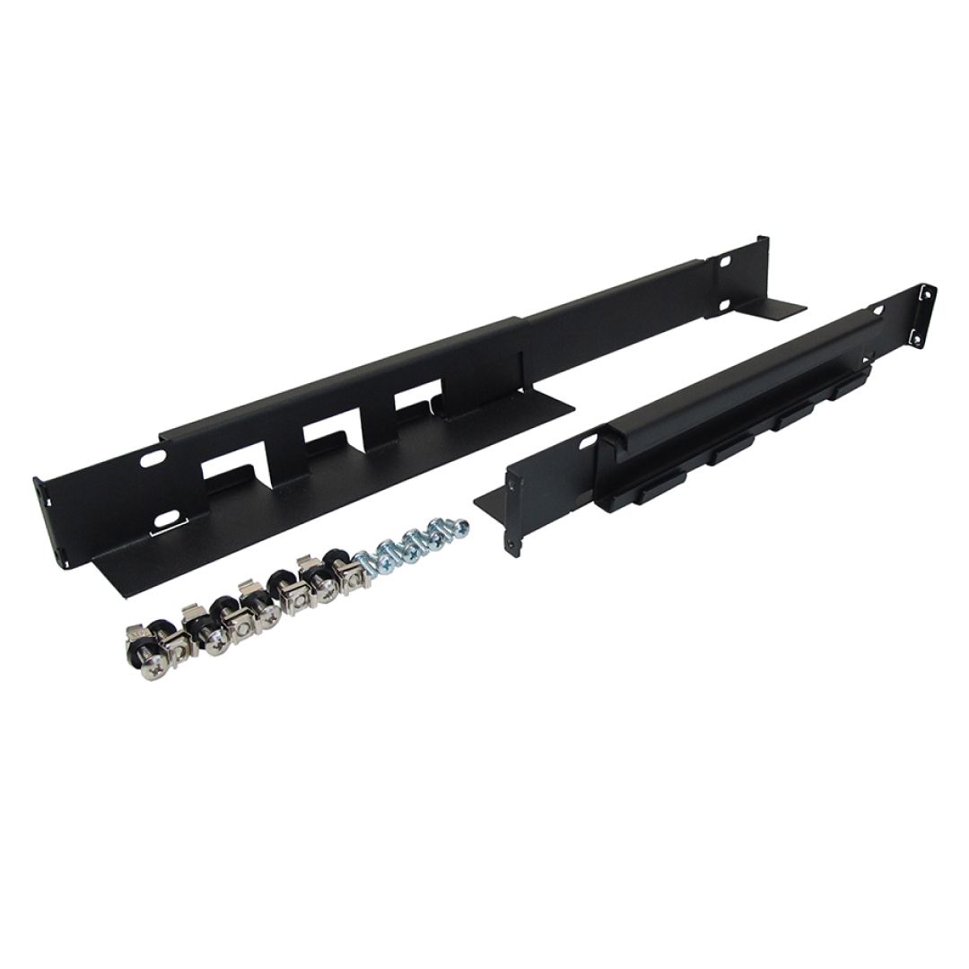 Жылжымалы бұрыштар жинағы SVC RAIL-600, 19", максималды. 100 кг, қара