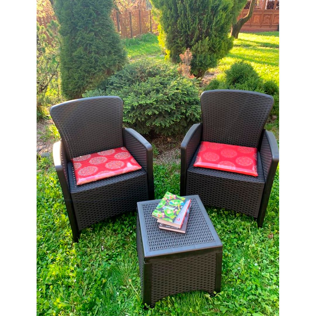 Набор садовой мебели Прима, 2 кресла, 1 столик / Стулья №2