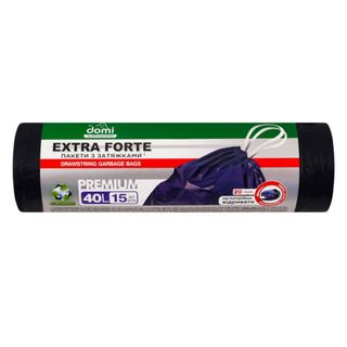 Қоқысқа арналған қаптар Paclan "Professional" 120 л, орамда 50 дана, қара / Қоқыс қалталары