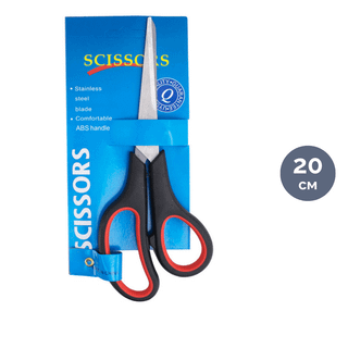 Ножницы Basy "ZE003", размер 20 см, черные с красными вставками / Ножницы oe.kz Ножницы Basy "ZE003", размер 20 см, черные с красными вставками / Ножницы