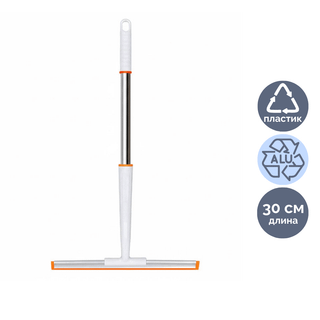 Терезе жууға арналған қырғыш Spin&clean "Ballet", 17 см, резеңке саптама / Терезе жууға арналған кұрал-жабдықтар