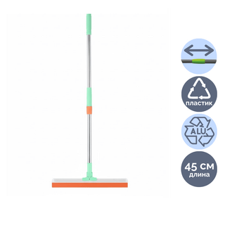 Терезе жууға арналған қырғыш Spin&clean "Ballet", 17 см, резеңке саптама / Терезе жууға арналған кұрал-жабдықтар