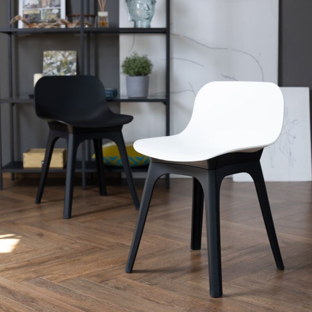 Стул Стафф, пластик, белый / Стулья №2